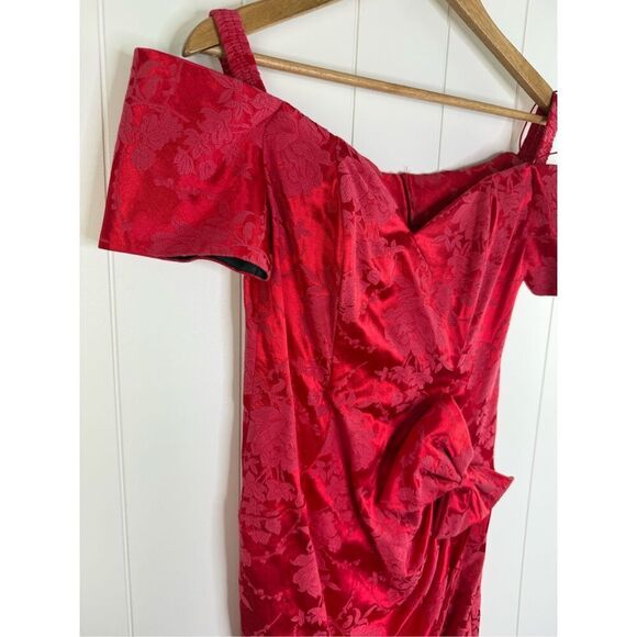 Vintage Petite Jazz Vintage Coquette Dress Bridgerton Red Size 6 California - Picture 6 of 7
